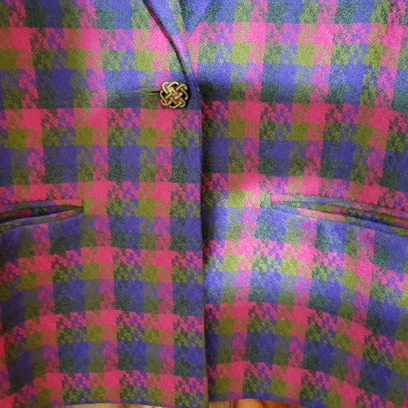 Previously loved plaid J'ENVIE SPORT Blazer - Picture 2 of 10